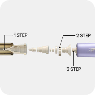 Perfect Renew Youth Retinol's 3-step airtight container