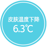 皮肤温度下降6.3℃